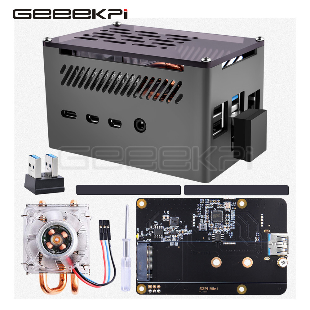 Argon One V3 M.2 Nvme Case - GeeekPi Nhôm Gạch Ốp Lưng Vỏ