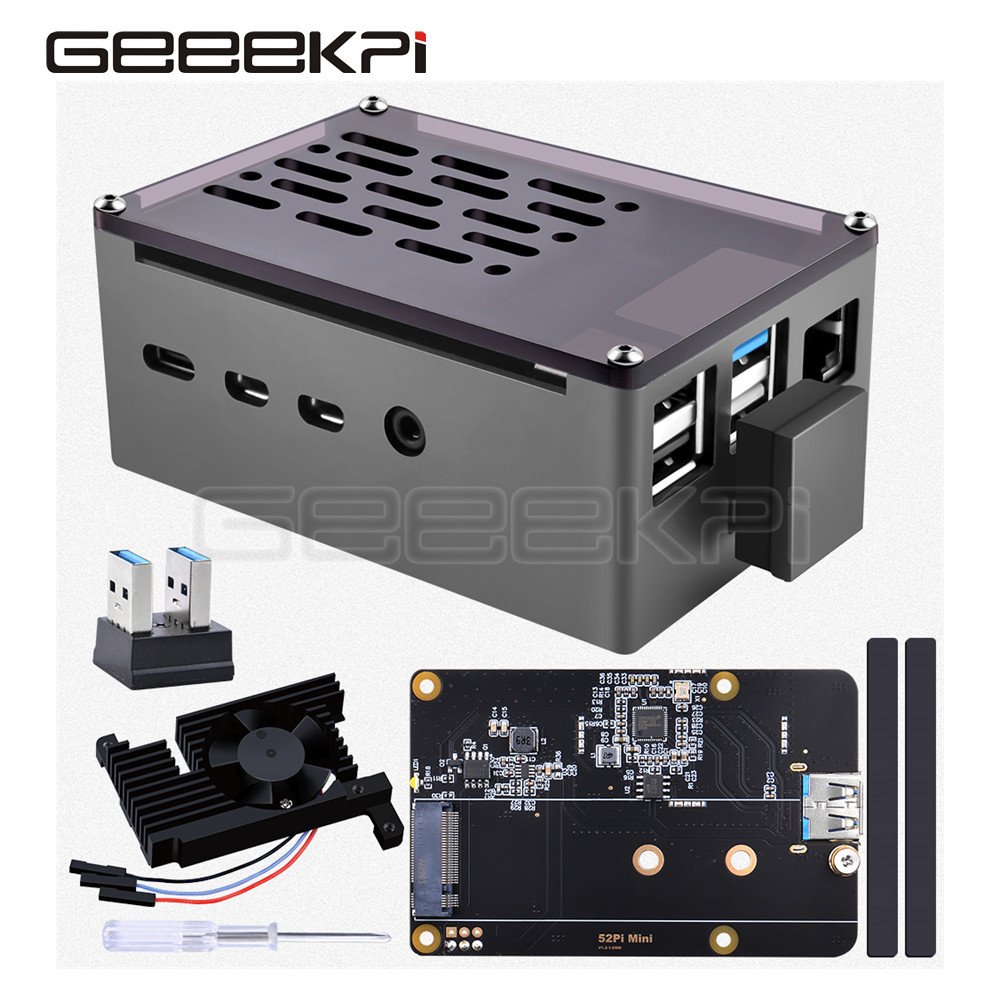 Argon One V3 M.2 Nvme Case - GeeekPi Nhôm Gạch Ốp Lưng Vỏ