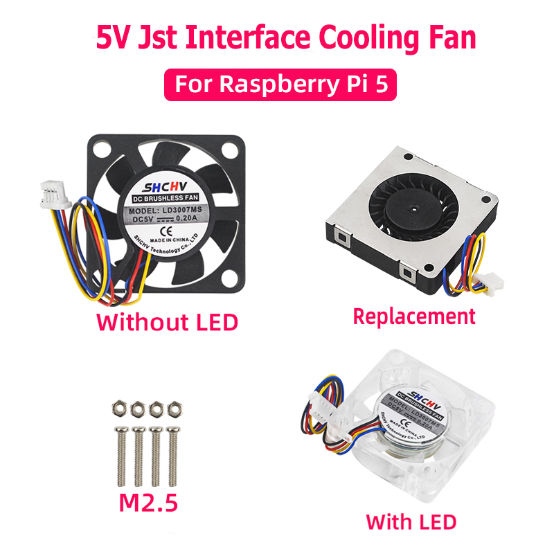 Raspberry Pi Water Cooling Kit - Quạt tản nhiệt 5V, giao diện