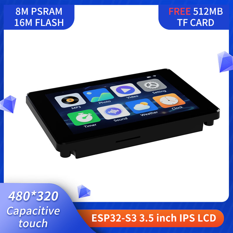 ESP32 MCU 3.5 Inch IPS Capacit - đánh giá và giá Argon One V3 M.2 Nvme Case