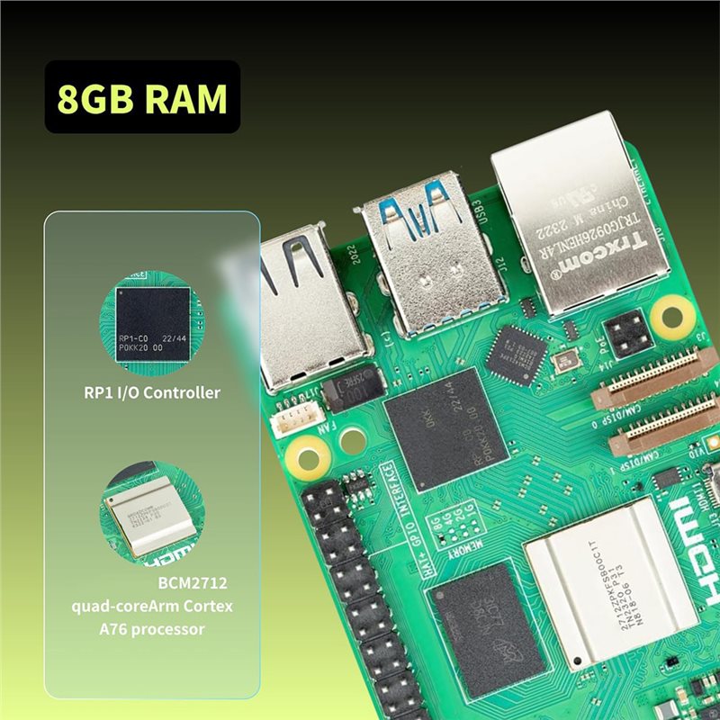 T23C For Irasptek Starter Kit  - đánh giá và giá Raspberry Pi 5 8Gb Board