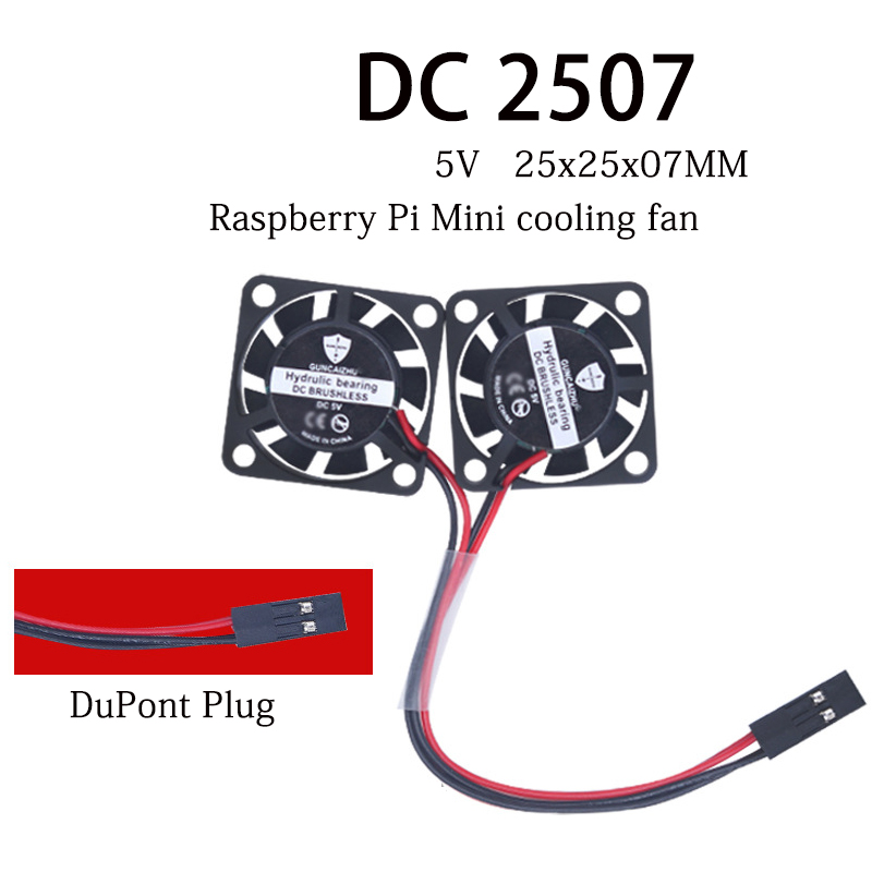 Mới DC 5V 0.11A 2507 25X25X07M - đánh giá và giá Raspberry Pi Water Cooling Kit
