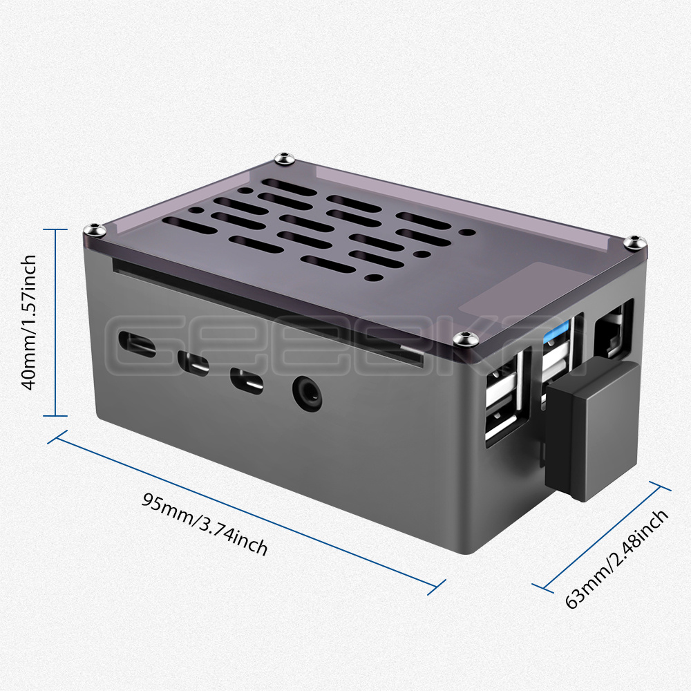 GeeekPi Nhôm Gạch Ốp Lưng Vỏ Đ - đánh giá và giá Argon One V3 M.2 Nvme Case